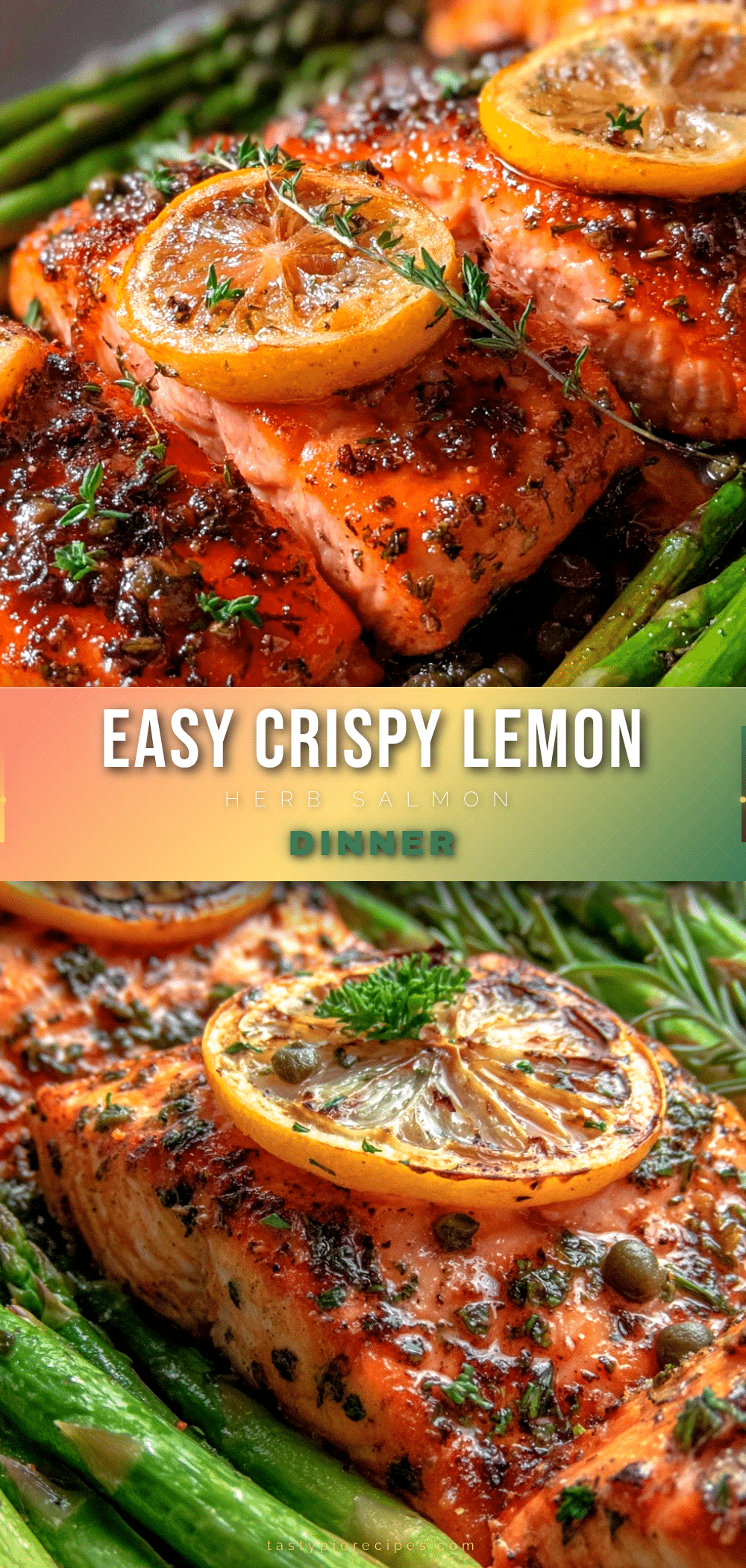 crispy lemon herb salmon recipe