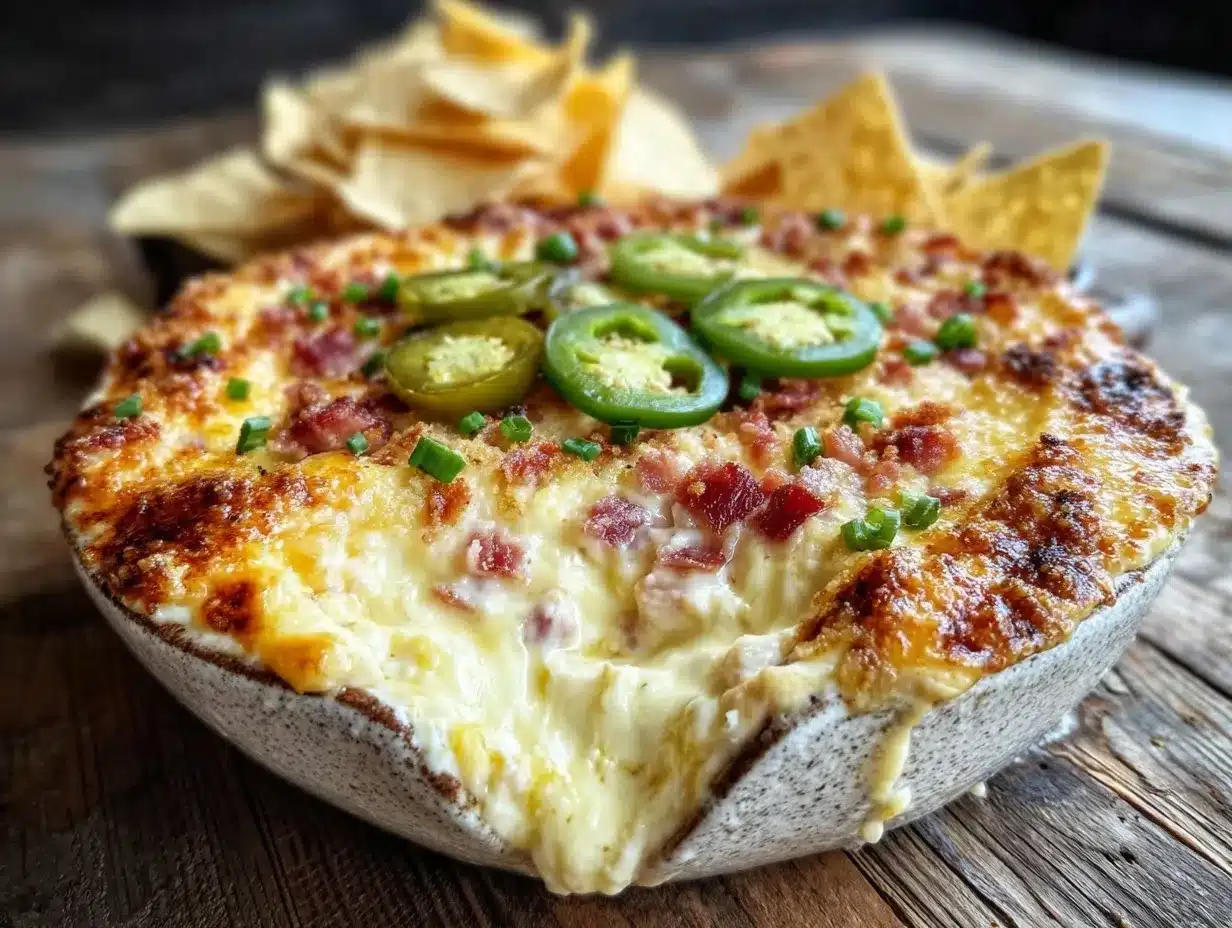 crispy loaded jalapeño popper dip preparation steps