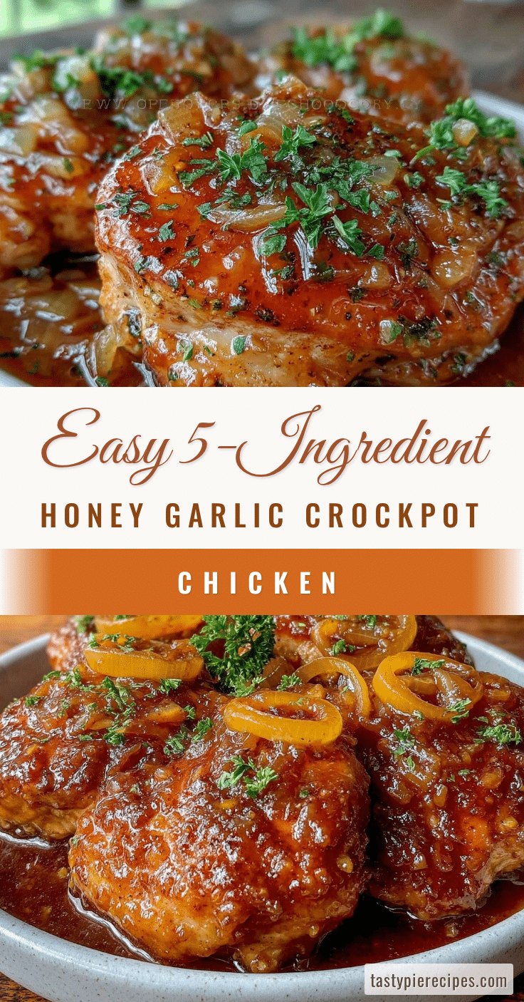 crockpot honey garlic chicken breast recipe
