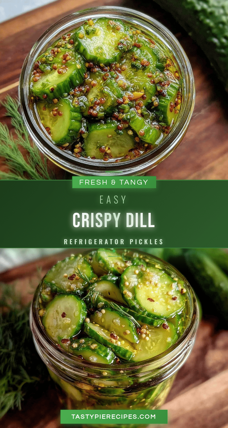 easy crispy dill refrigerator pickles recipe