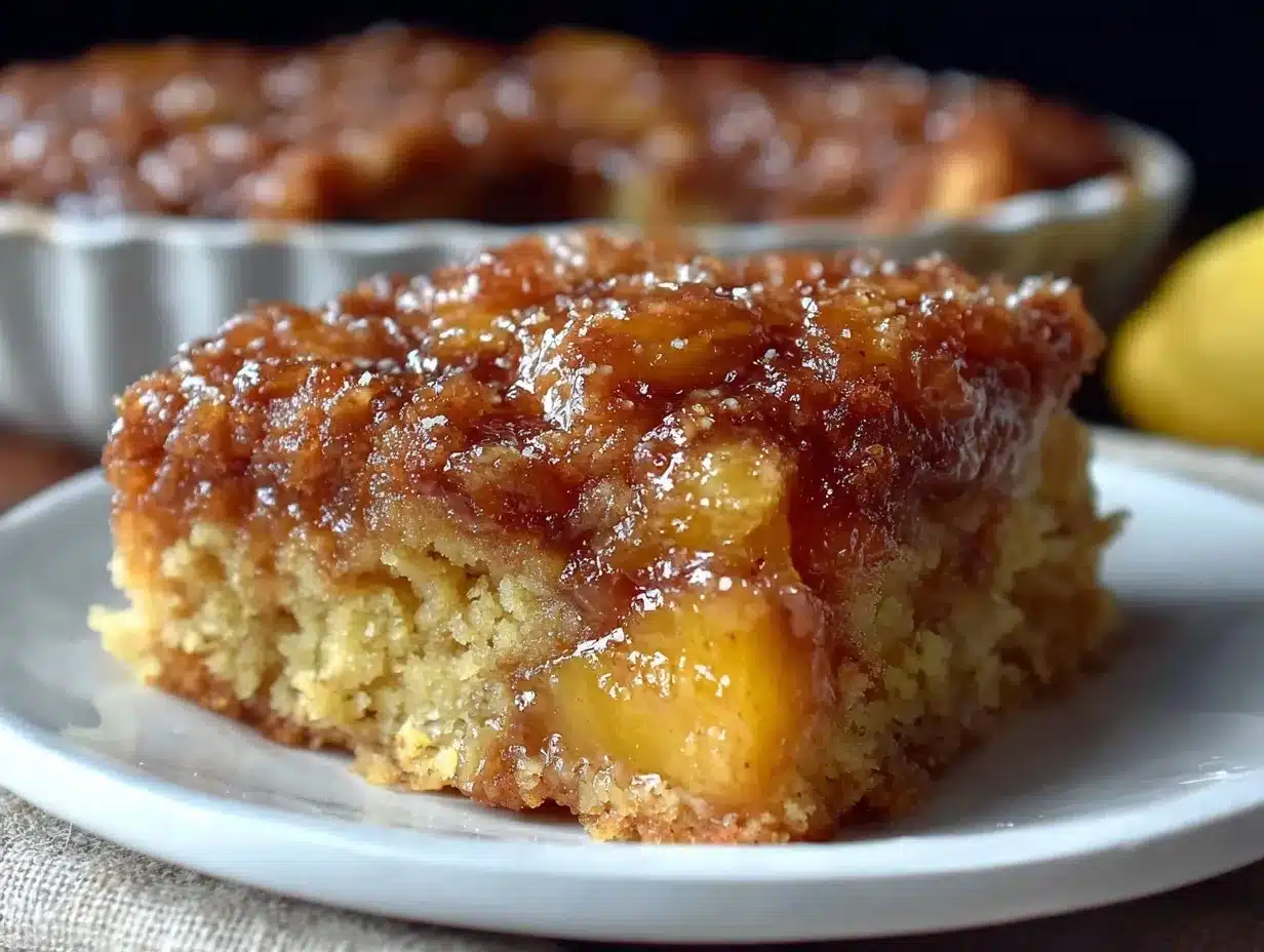 easy fresh peach dump cake preparation steps