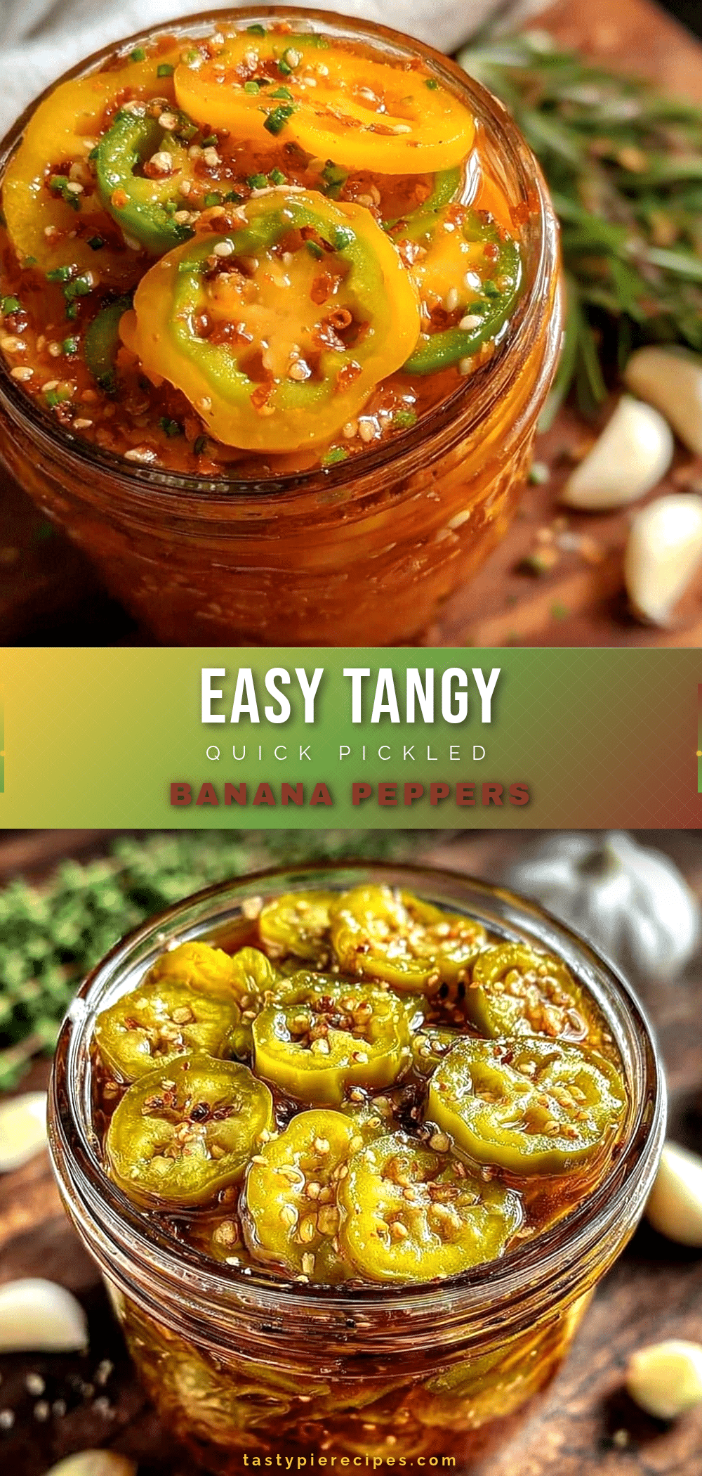 easy quick pickled banana peppers recipe
