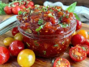 fresh cherry tomato sauce - featured image