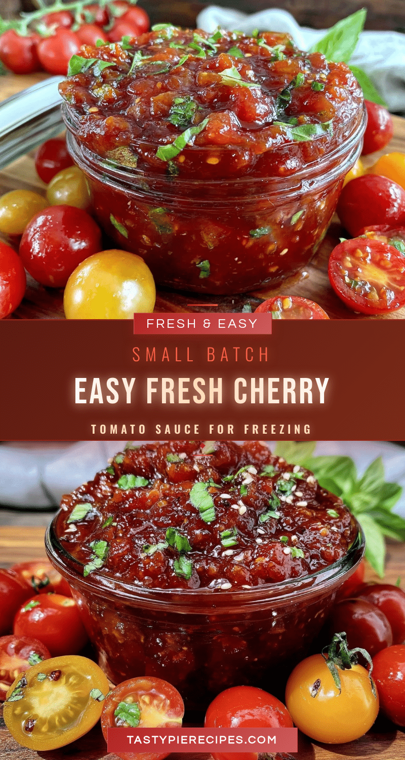 fresh cherry tomato sauce recipe