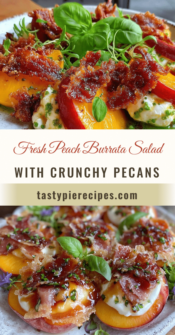 fresh peach and burrata salad recipe