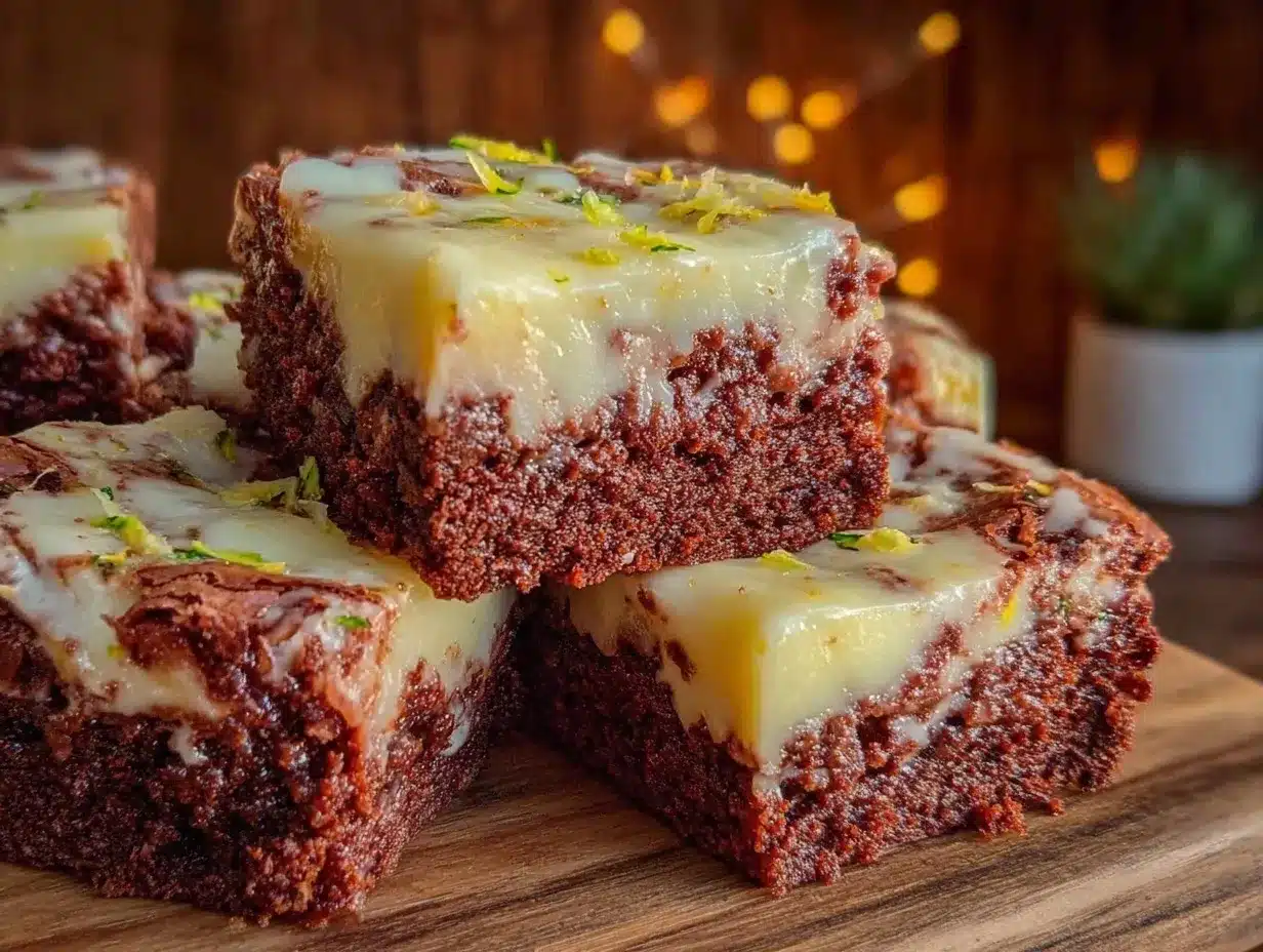 Fudgy One-Bowl Zucchini Brownies preparation steps