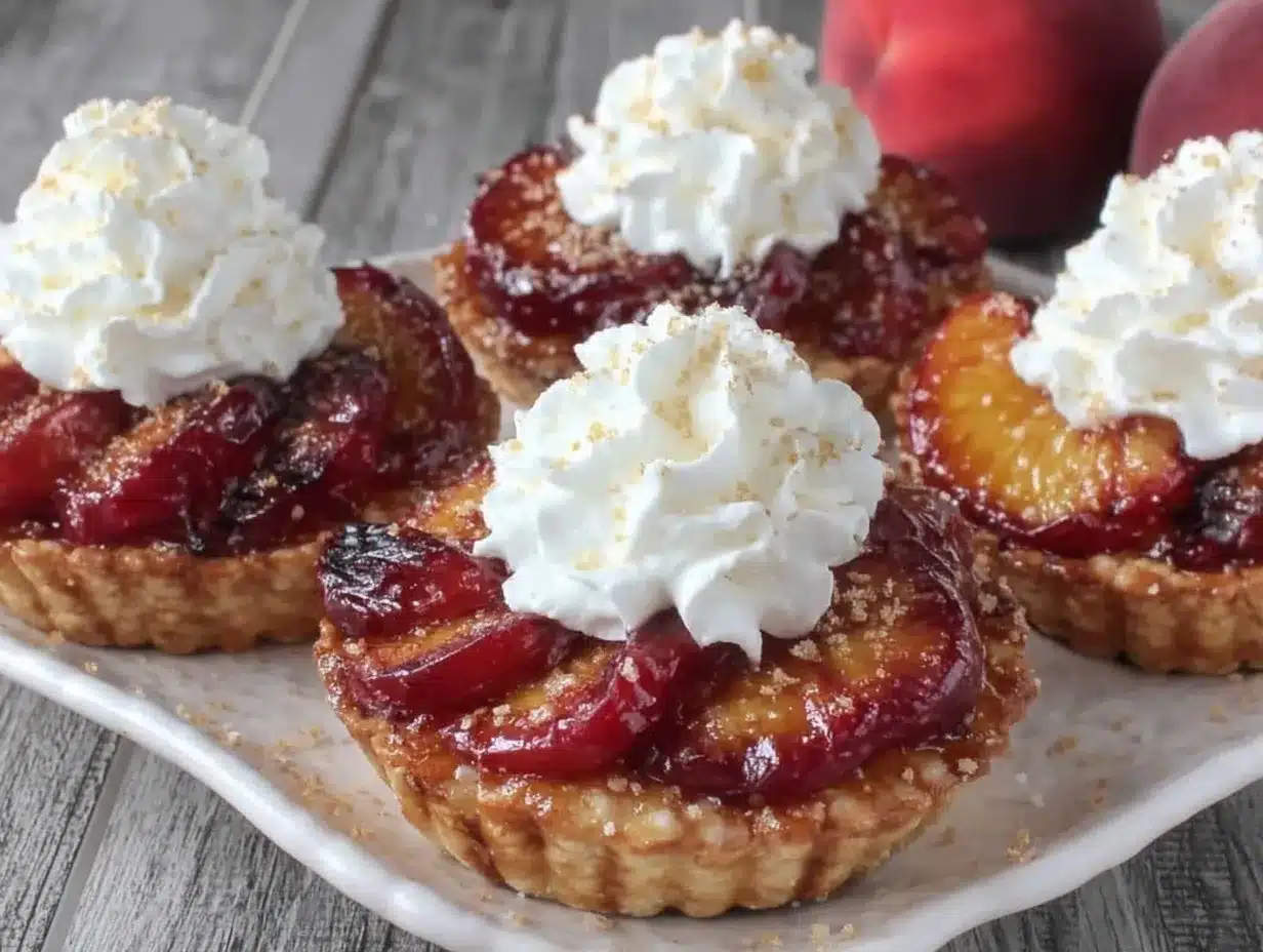 grilled peach shortcake preparation steps