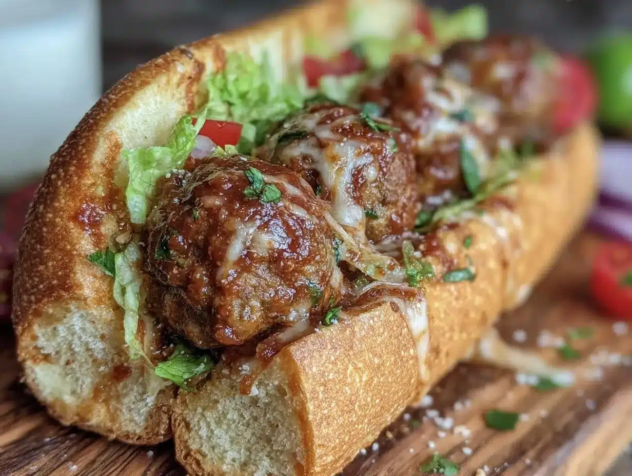 healthy hidden veggie turkey meatball subs preparation steps
