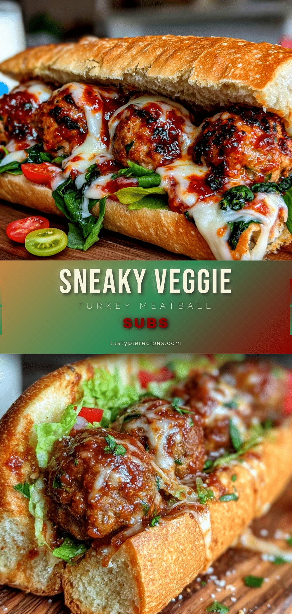 healthy hidden veggie turkey meatball subs recipe