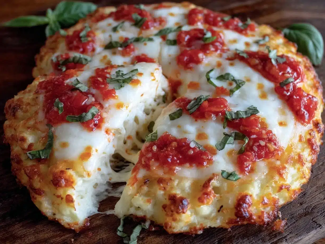 high protein cottage cheese flatbread crust - featured image