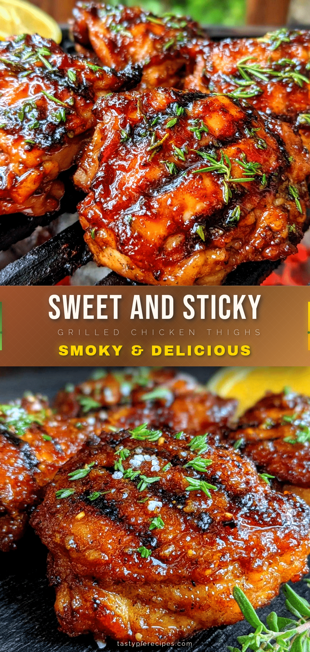 honey brown sugar grilled chicken thighs recipe
