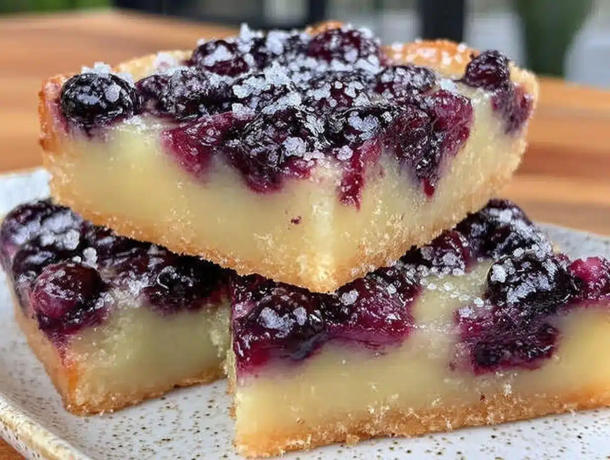 huckleberry lemon bars preparation steps