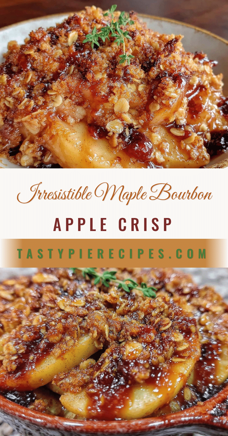 maple bourbon apple crisp recipe