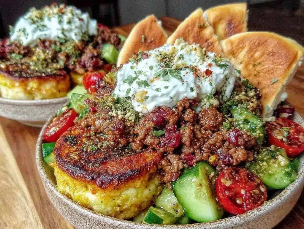 Mediterranean Ground Turkey Bowls - featured image
