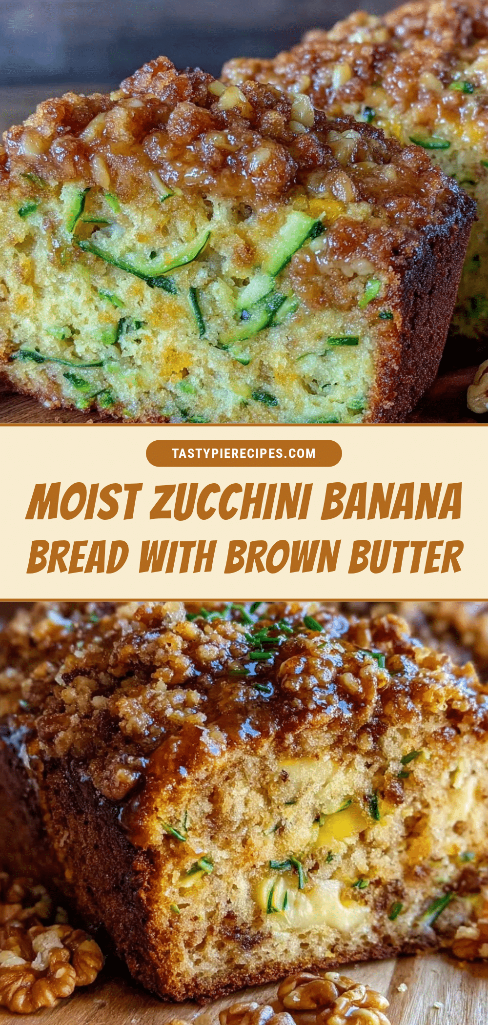 moist zucchini banana bread recipe