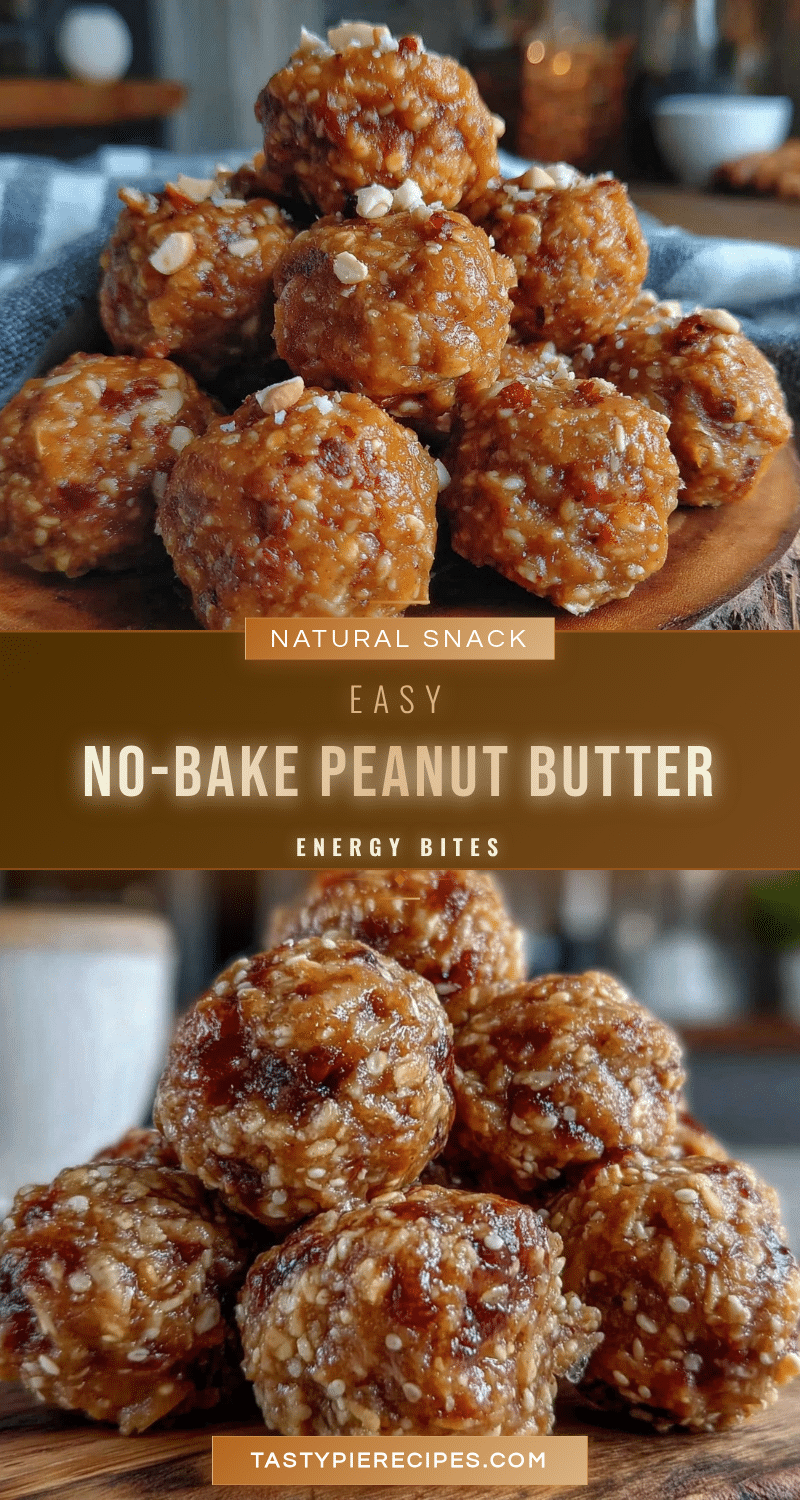 no-bake peanut butter energy bites recipe