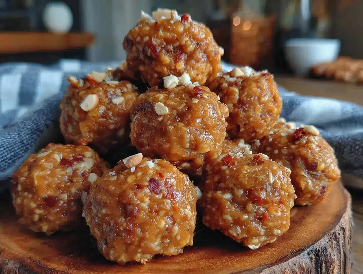 no-bake peanut butter energy bites - featured image