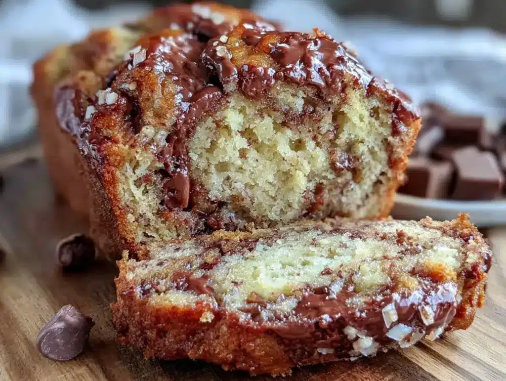 one-bowl banana bread - featured image