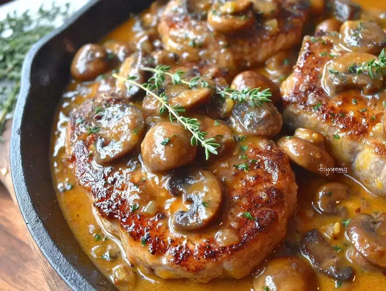 one-pan smothered pork chops preparation steps