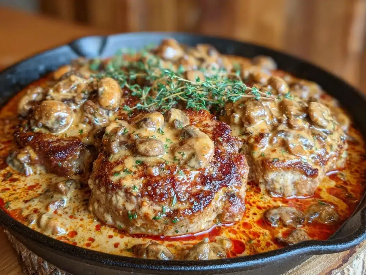 one-pan smothered pork chops - featured image