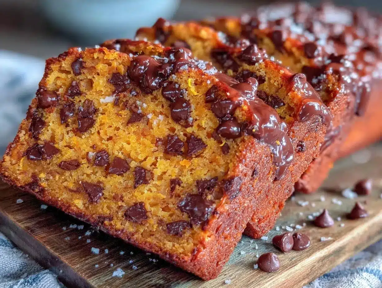 pumpkin chocolate chip bread preparation steps