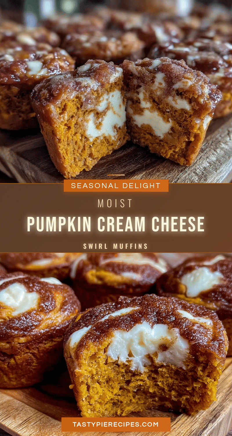 pumpkin cream cheese swirl muffins recipe