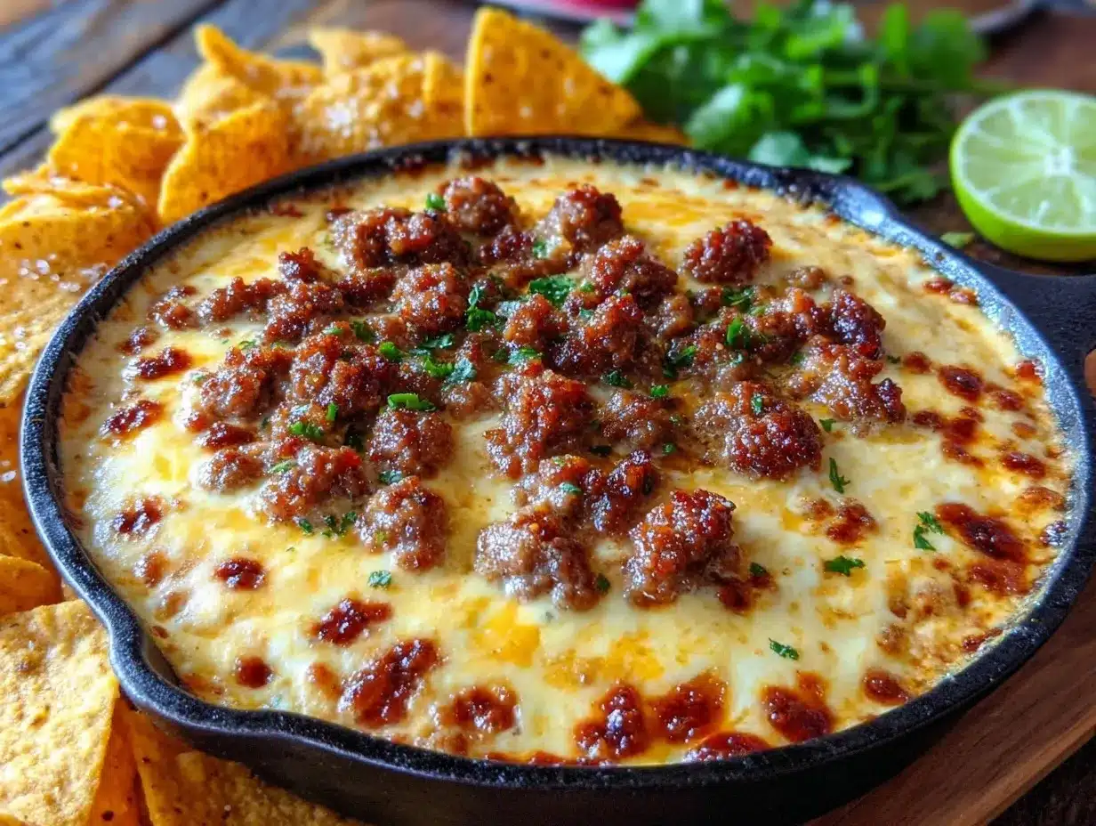 roasted hatch chile queso fundido preparation steps