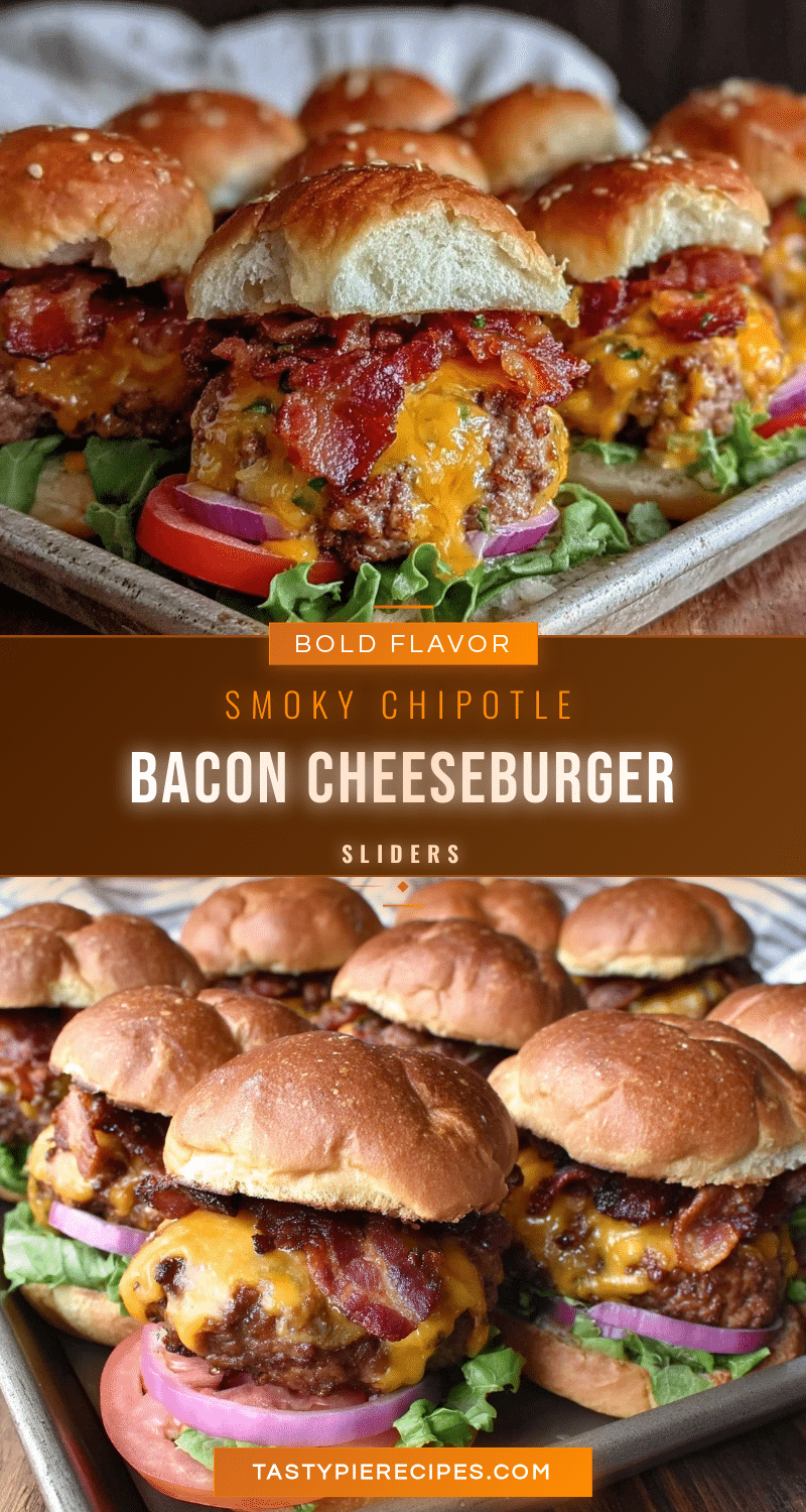 smoky chipotle bacon cheeseburger sliders recipe