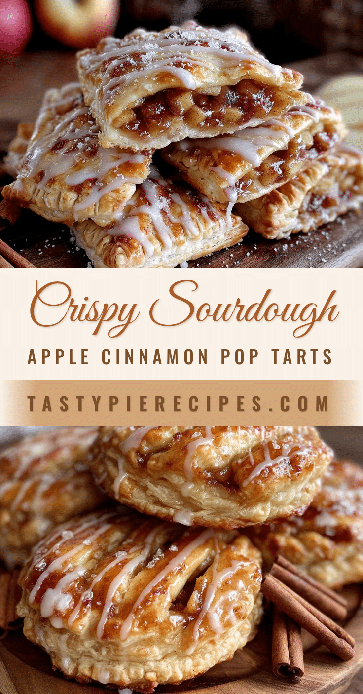 sourdough discard apple cinnamon pop tarts recipe
