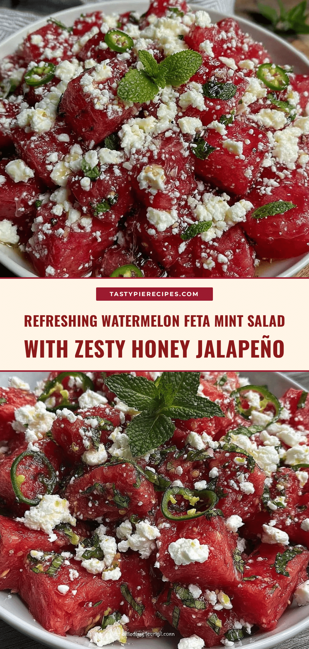 watermelon feta mint salad recipe
