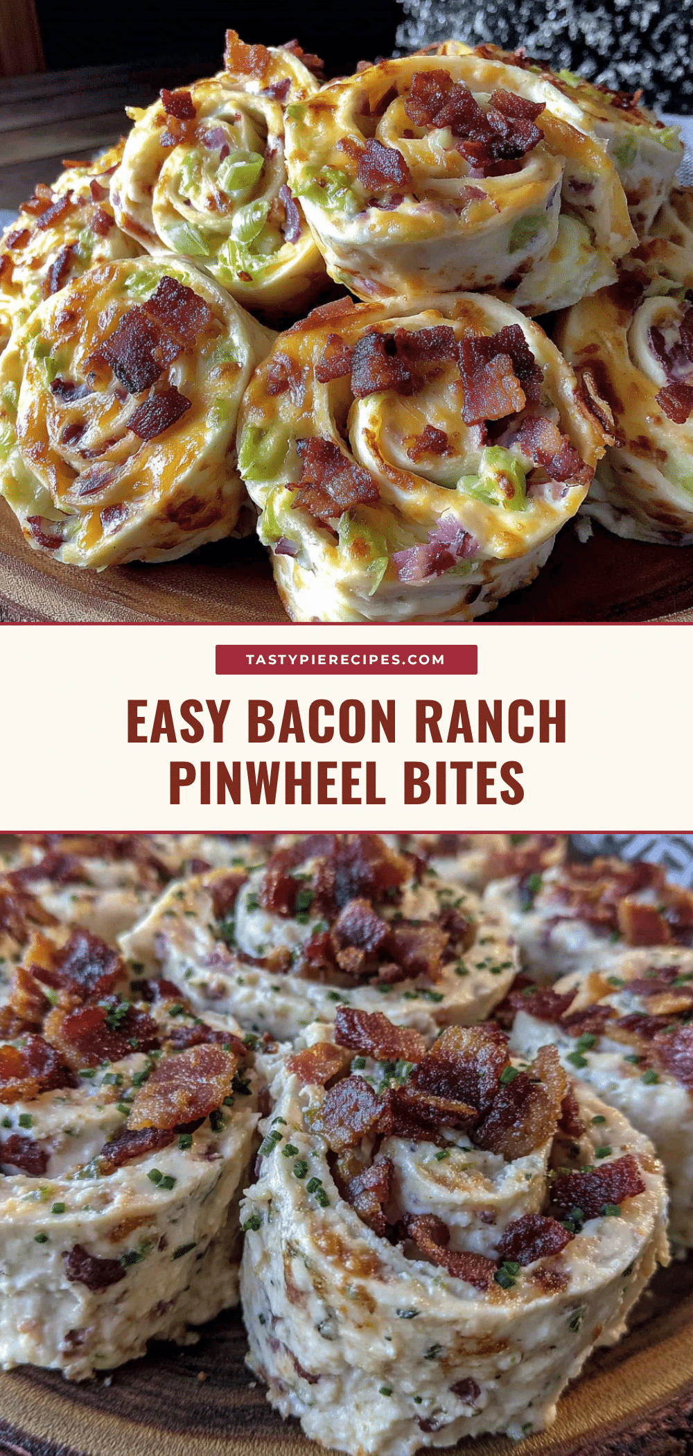 bacon ranch pinwheel bites recipe