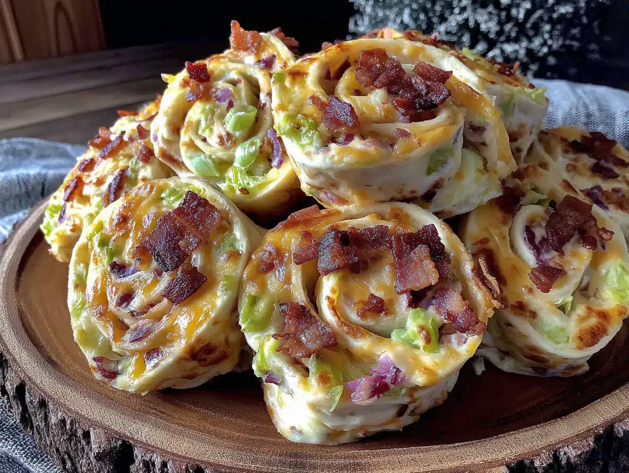 bacon ranch pinwheel bites - featured image