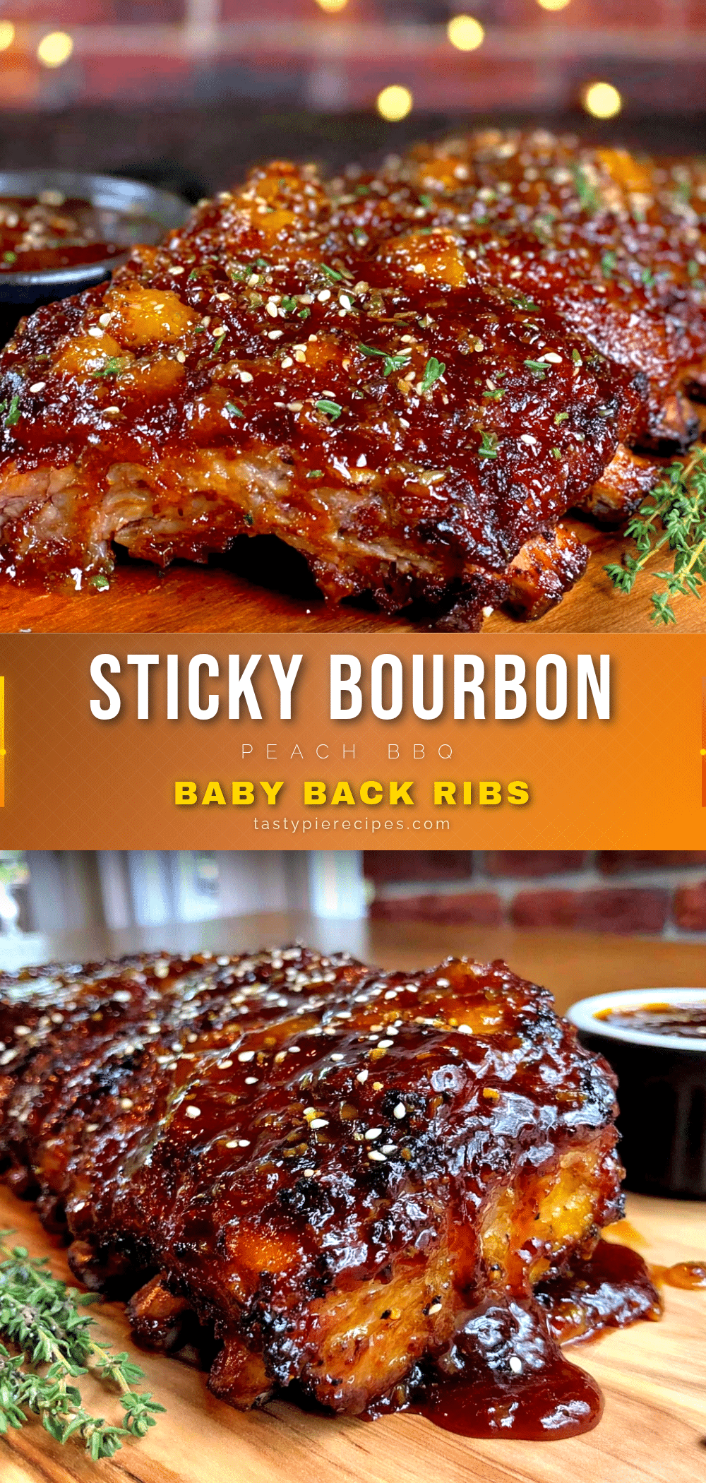 bourbon peach bbq ribs recipe