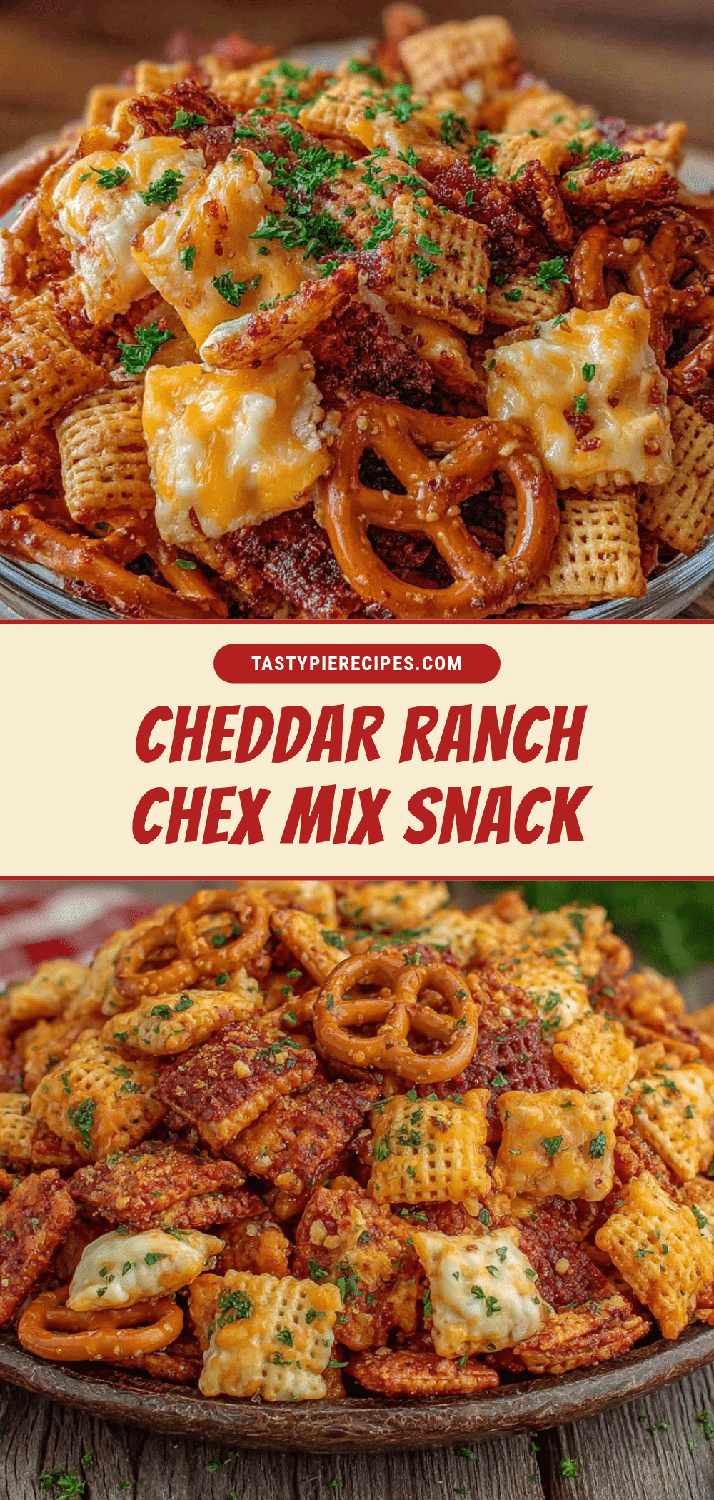 cheddar ranch chex mix snack bags recipe