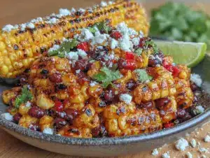 chipotle corn and black bean salad - featured image