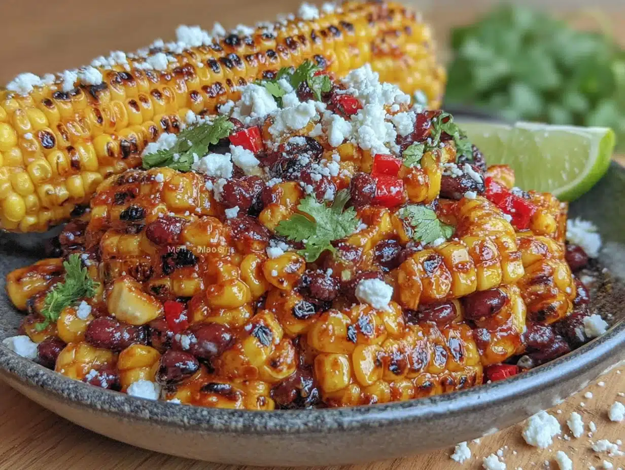 chipotle corn and black bean salad - featured image
