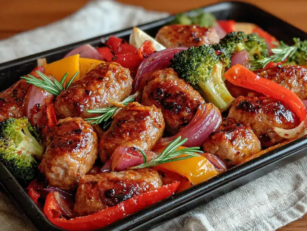 Easy 30-Minute Sheet Pan Sausage and Veggies Dinner - featured image