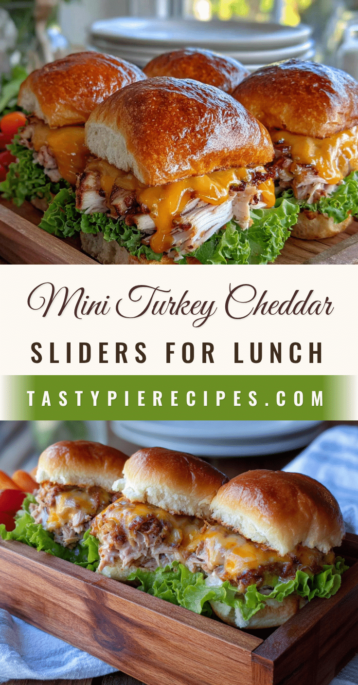 Easy Mini Turkey and Cheddar Sliders recipe