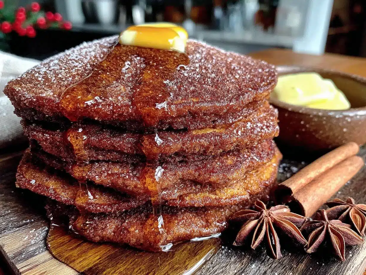 Fluffy Cinnamon Sugar Sourdough Discard Pancakes - featured image