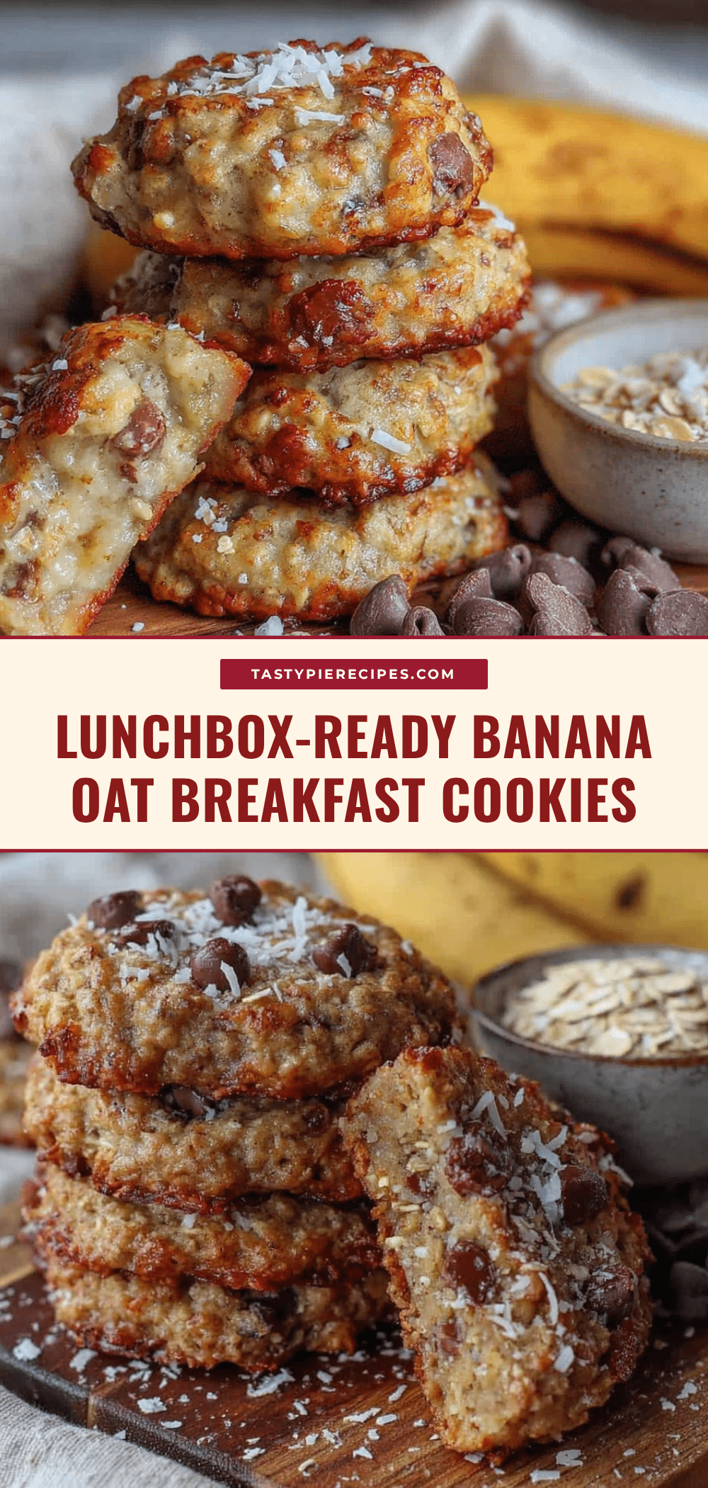 healthy banana oat breakfast cookies recipe