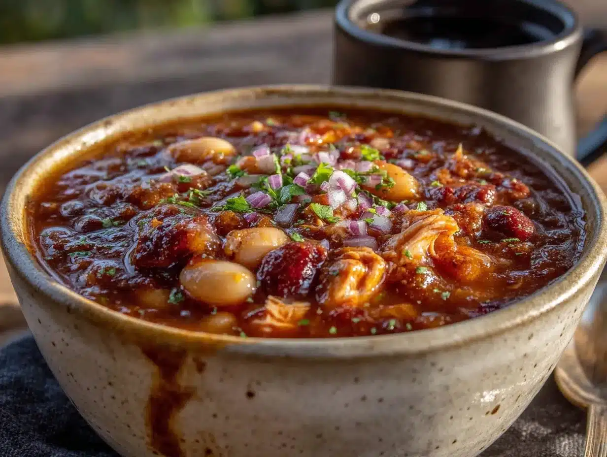 healthy turkey white bean chili preparation steps