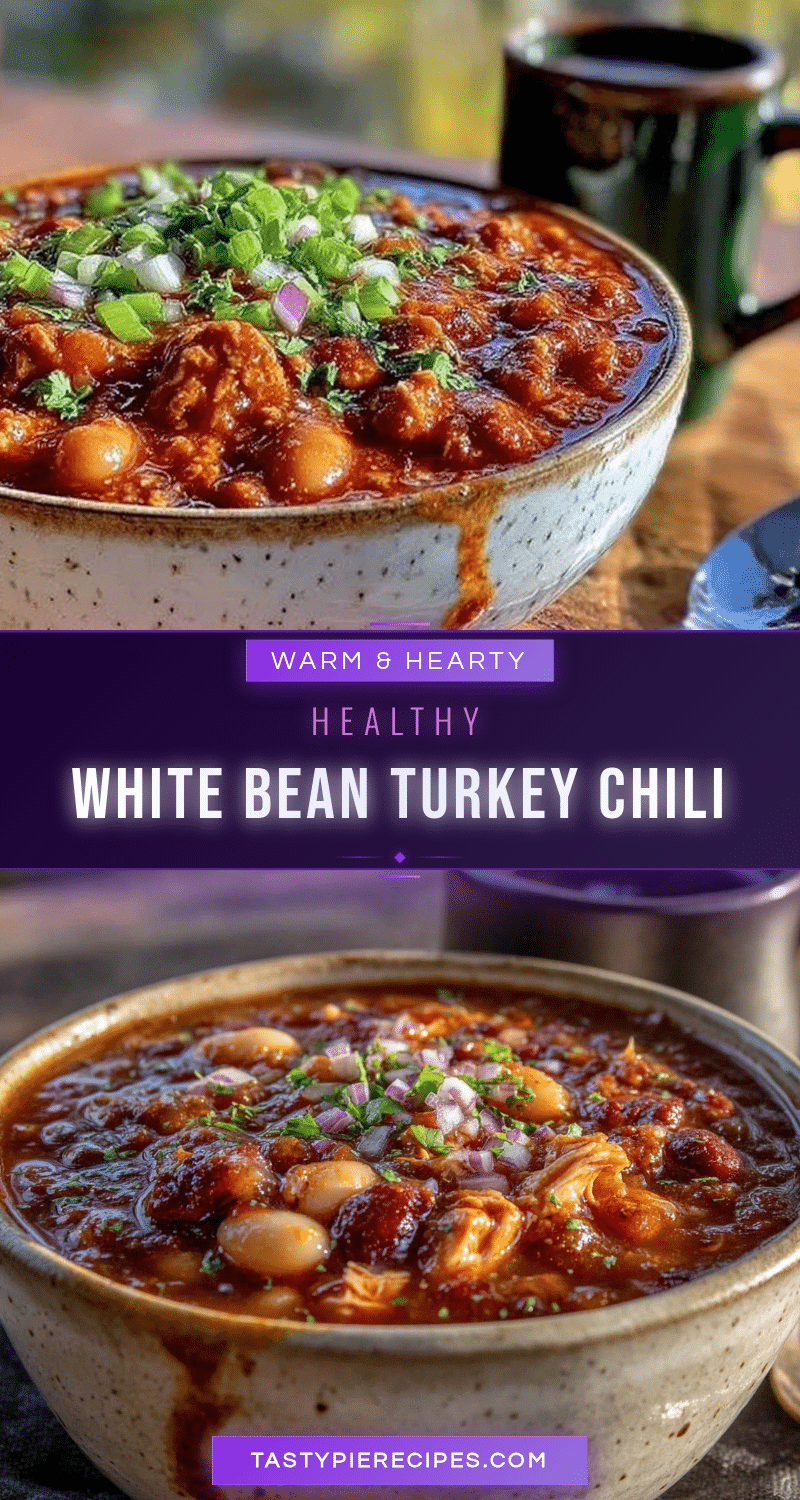 healthy turkey white bean chili recipe