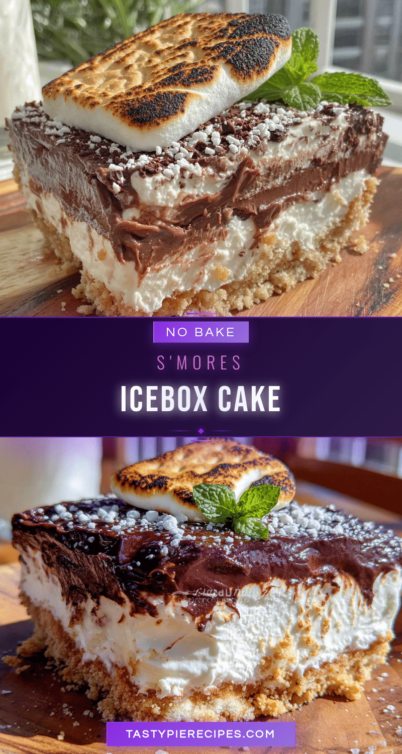 no-bake smores icebox cake recipe