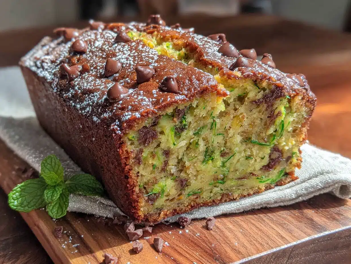 One Bowl Zucchini Chocolate Chip Bread - featured image