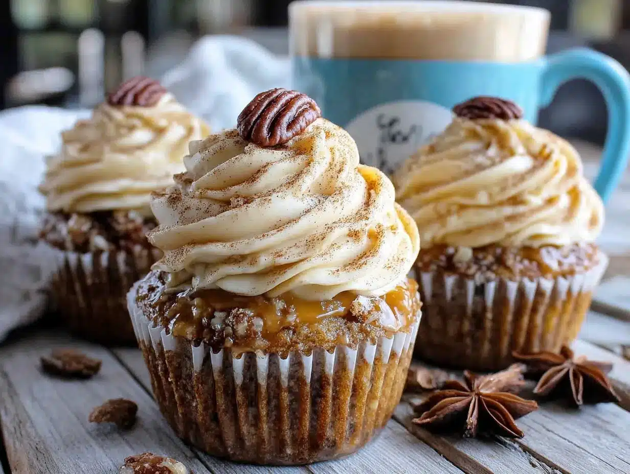pumpkin spice latte cupcakes preparation steps