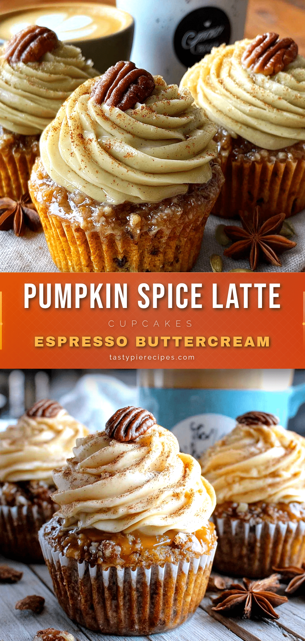 pumpkin spice latte cupcakes recipe