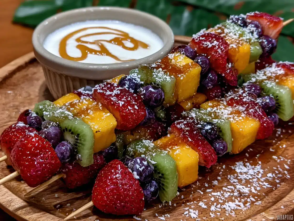 rainbow fruit kabobs - featured image
