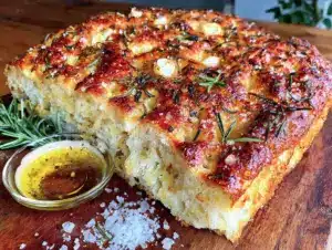 same-day sourdough discard focaccia - featured image