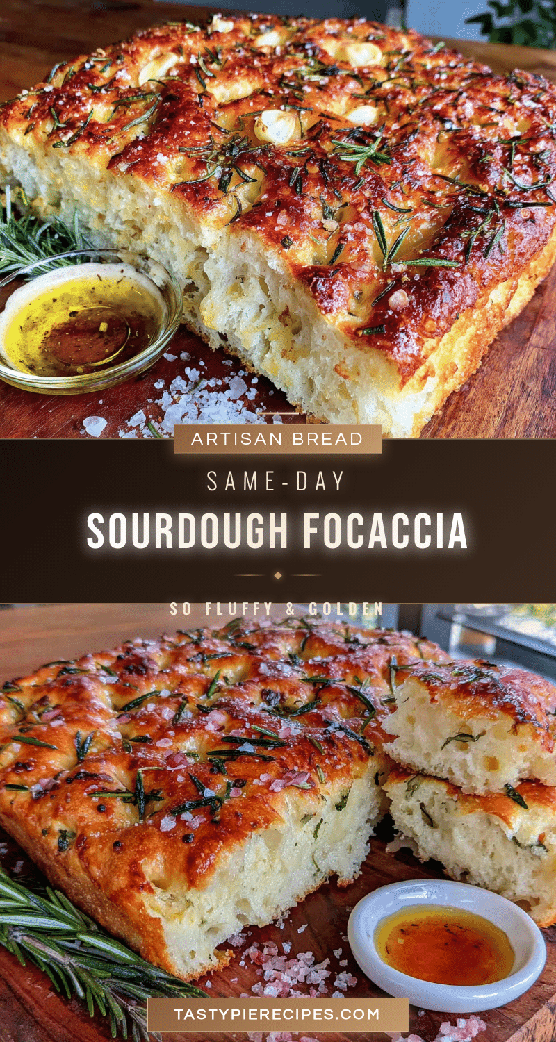 same-day sourdough discard focaccia recipe