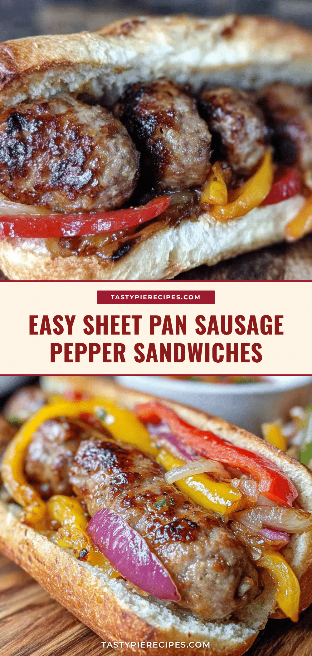 sheet pan sausage and pepper sandwiches recipe